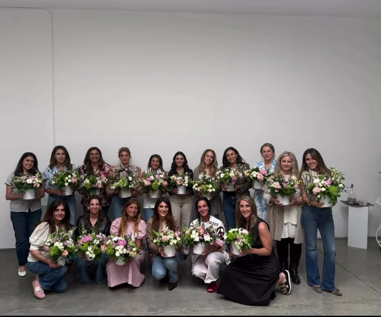 Floral workshop group photo